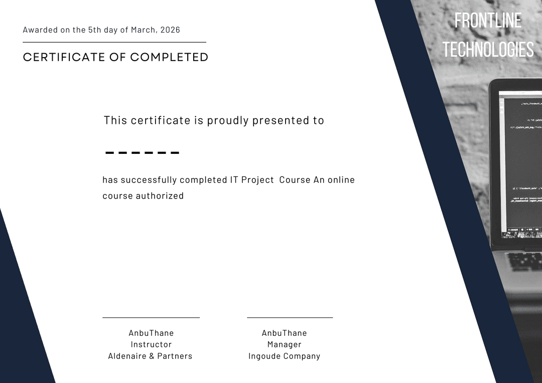 Free Course Certificate